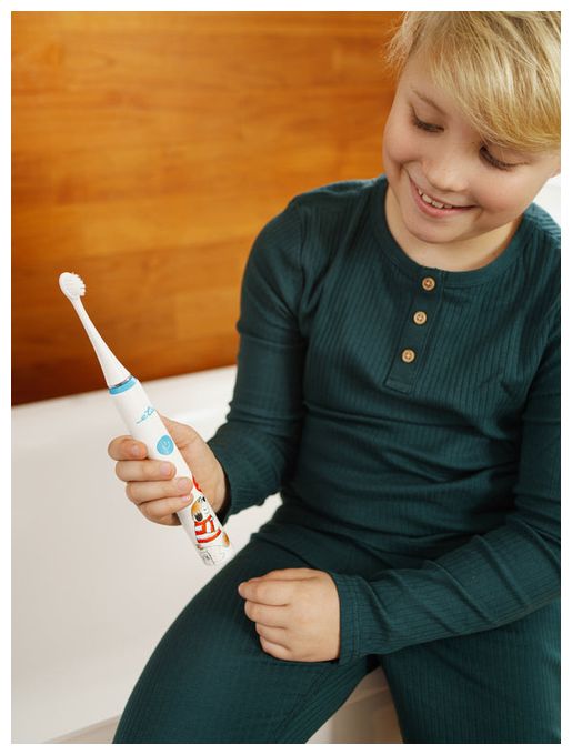 Schall-Zahnbürste für Kinder  Sonetic Kids (Blau, Weiß) 