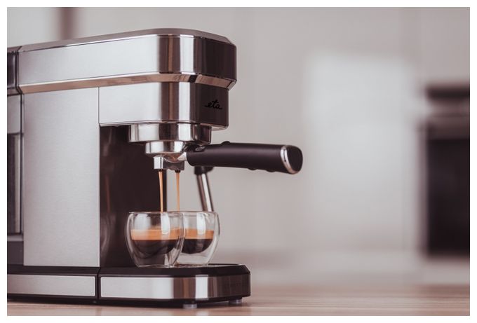 Siebträger Kaffeemaschine 15 bar 1350 W  Stretto (Edelstahl) 