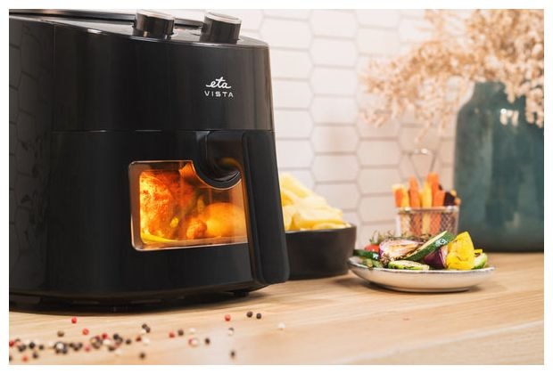 Heißluftfritteuse 4,3 l 1300 W  Vista (Schwarz) 
