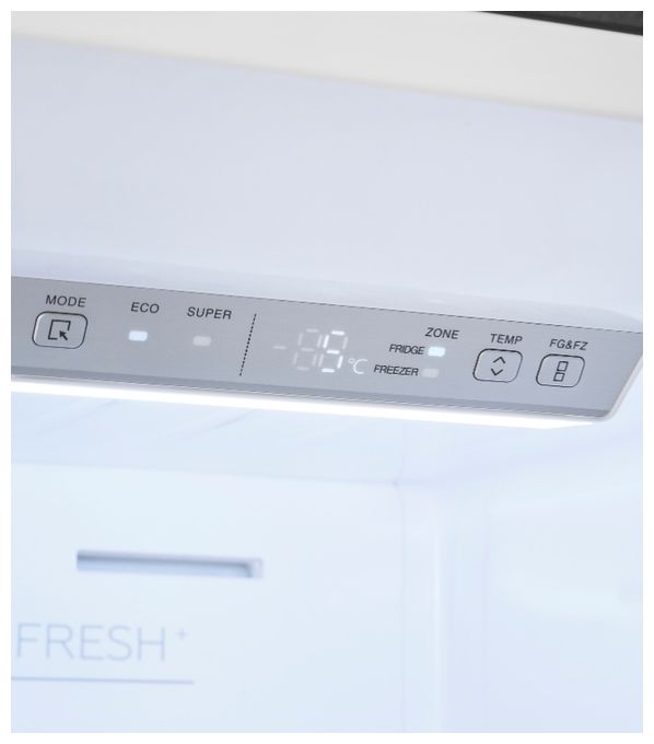 264 l / 113 l Kühl-Gefrierkombi freistehend NoFrost 68 kWh Jahr  KGC380-115-NF-040C (Edelstahl) 
