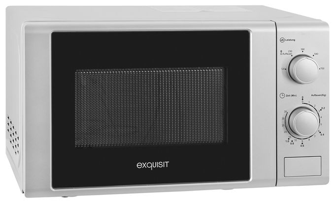 Freistehende Mikrowelle 700 W Größe: klein 5 Stufen  MW900-030 (Silber) 