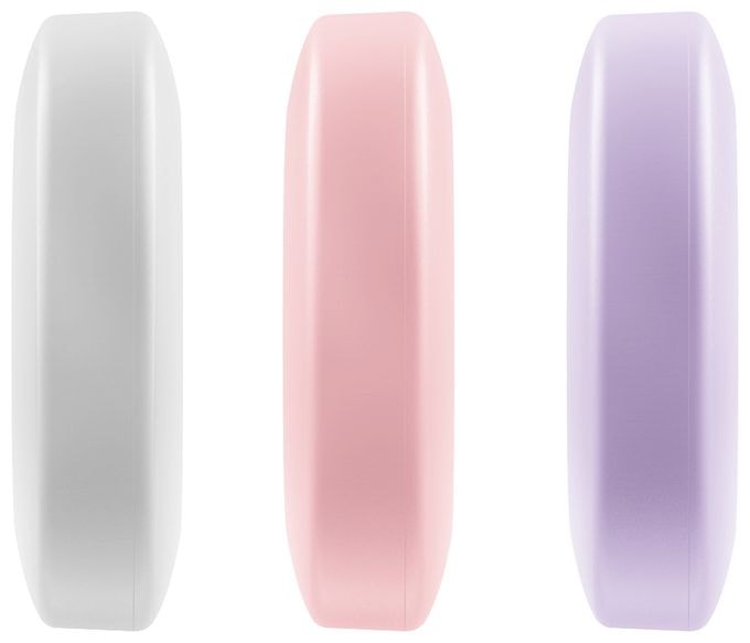 Apple Find My, Google's Find Hub (Weiß, Pink, Violett) 185816 Schlüsselfinder 4er Set 