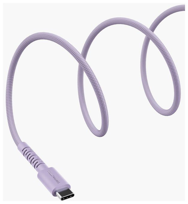 Stecker Rundkabel USB C auf USB C bis 100 W 2 m  2CCC201DL2 (Lila) 