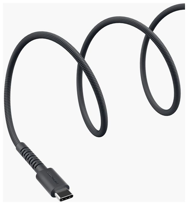 Stecker Rundkabel USB C auf USB C bis 100 W 2 m  2CCC201SG (Grau) 