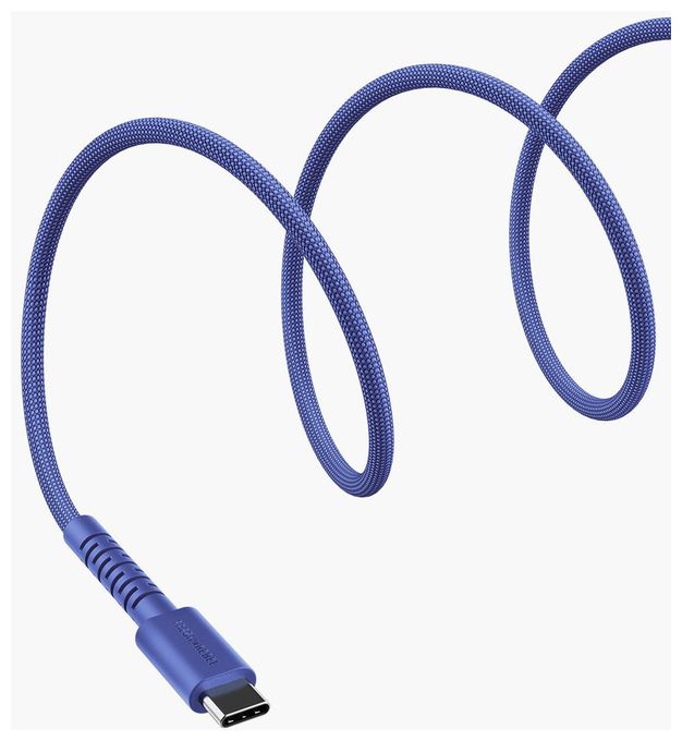 Stecker Rundkabel USB C auf USB C bis 100 W 2 m  2CCC201TB (Blau) 