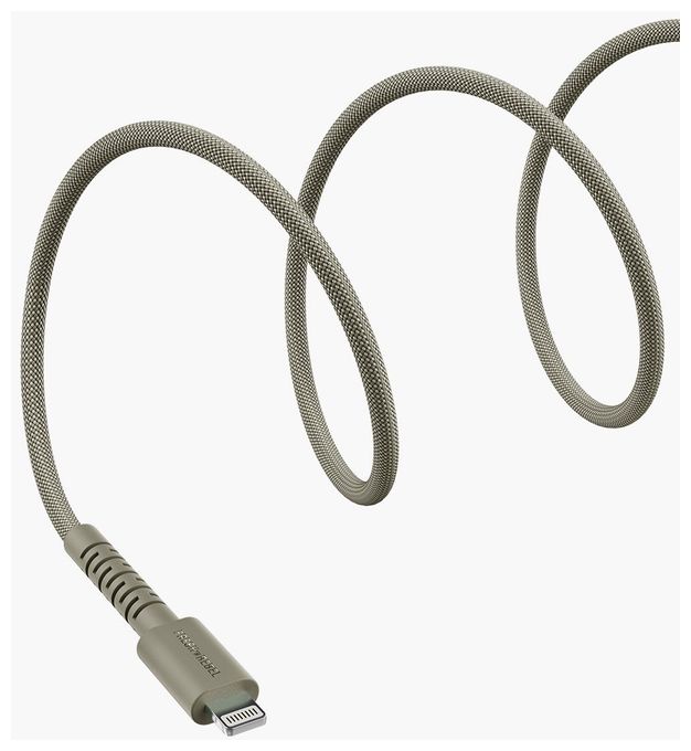 Stecker Rundkabel Lightning auf USB C 2 m  FlexWave (Grün) 