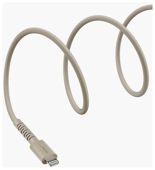 Stecker Lightning auf USB C 2 m  FlexWave (Beige) 