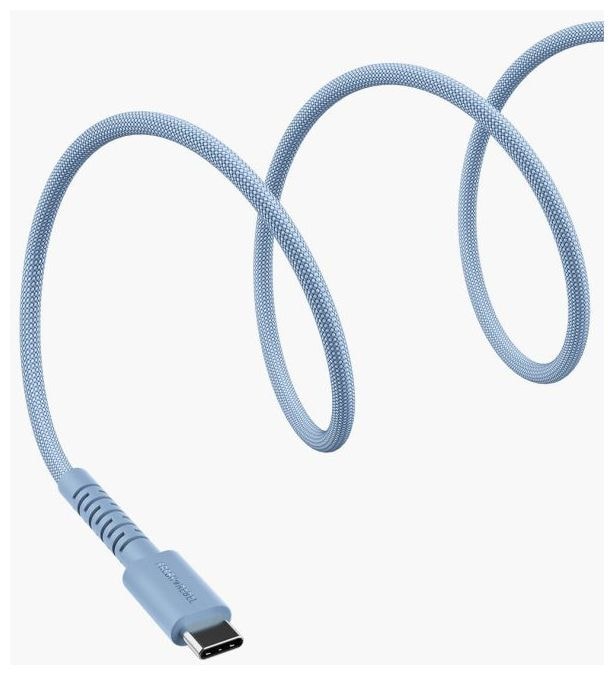 Stecker Rundkabel USB A auf USB C bis 18 W 2 m  FlexWave (Blau) 
