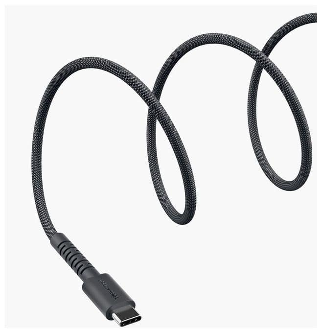 Stecker Rundkabel USB C auf USB C bis 60 W 3 m  FlexWave (Schwarz) 