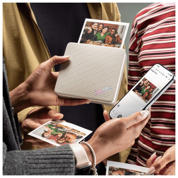 2.4" x 3.9" (6.2x9.9 cm) Foto Drucker 318 x 318 DPI  Instax Link Wide 2 (Beige) 