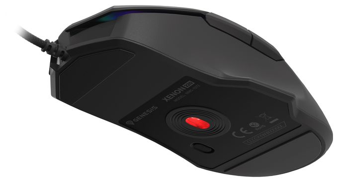 12800 DPI Gaming Maus Optisch  Xenon 220 G2 (Schwarz) 