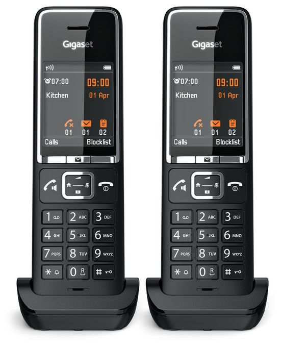 Analoges/DECT-Telefon  Comfort 550HX Duo (Schwarz) 