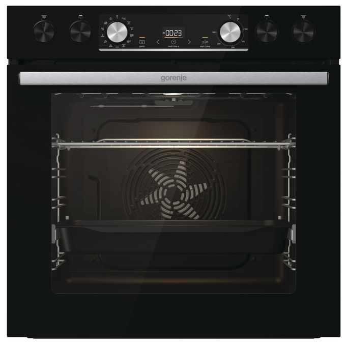 Herdset maxi AutoClean Ecoclean mit 60 cm Glaskeramik Kochfeld Black Set 4 (BCX6737E05BG + ECD634X) 
