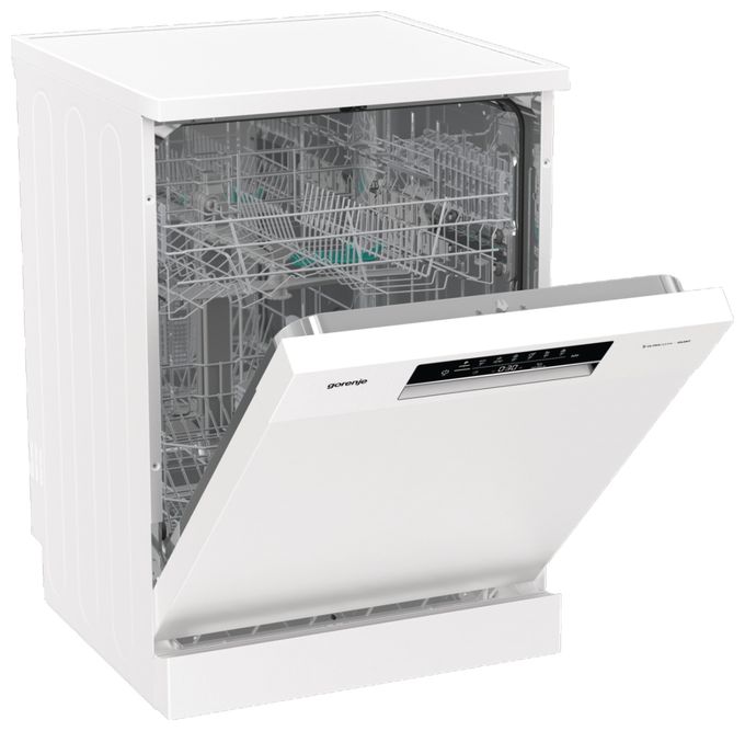 60 cm Geschirrspüler freistehend Leise 14 Maßgedecke aquaStop Funktion Auto Open GS642D90W 