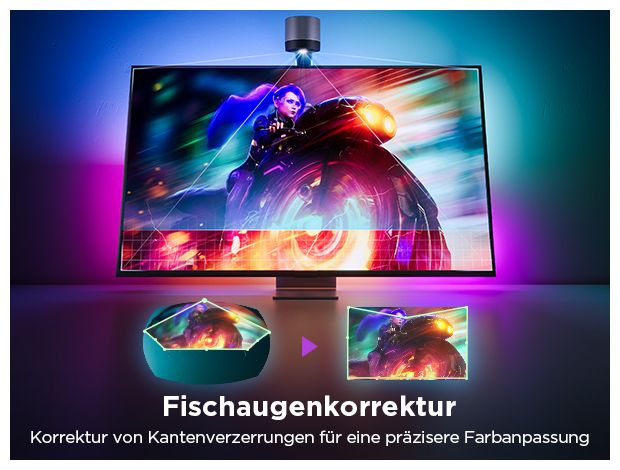 LED Intelligenter Leuchtstreifen Multi H6098 Netflix Envisual TV Backlight für 55-65" TVs 