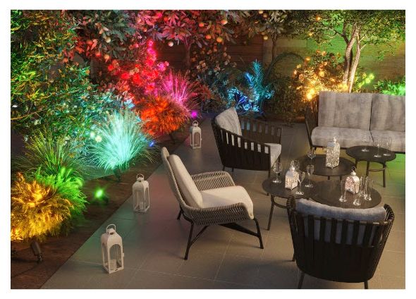 LED Intelligente Gartenbeleuchtung Multi AC 176630 