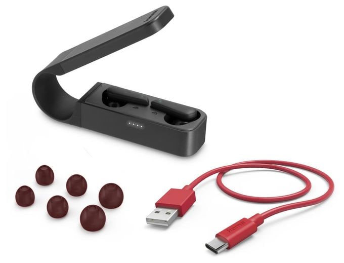 In-Ear Bluetooth Kopfhörer Kabellos TWS 6 h Laufzeit  184180 Spirit Pocket II (Schwarz) 