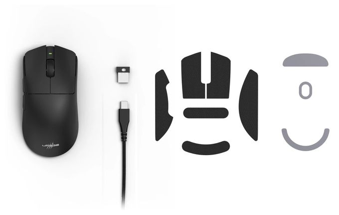 26000 DPI Gaming Maus Optisch  217847 Reaper 820 Wireless (Schwarz) 
