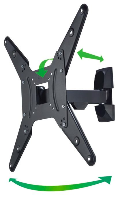 Wand Halterung 180° bis 165,1 cm (65") 20 kg -12 - 5° neigbar 220823 Fullmotion 
