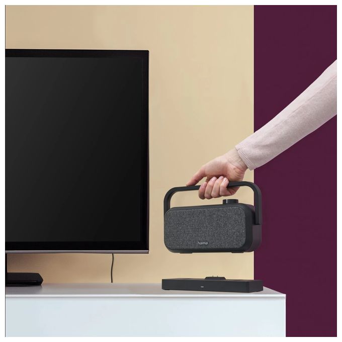 Bluetooth Lautsprecher  221849 Senioren TV (Schwarz, Grau) 