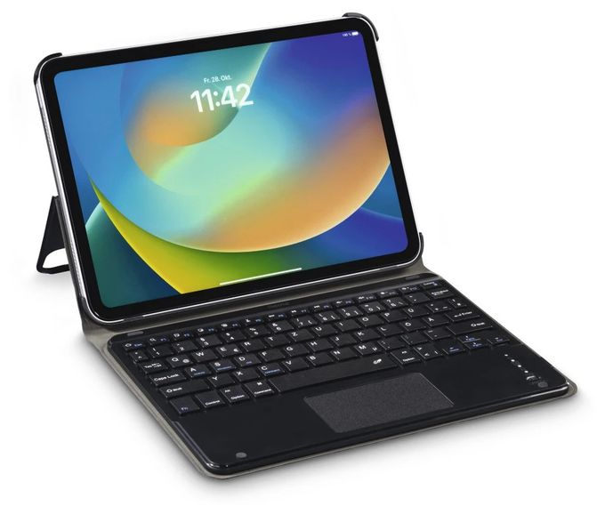 Folio aus Kunststoff für Apple iPad Pro 11" (2024) bis 27,9 cm (11") Schmutzabweisend, Staubresistent, Kratzresistent mit Magnetverschluss (Schwarz) 222094 Premium 