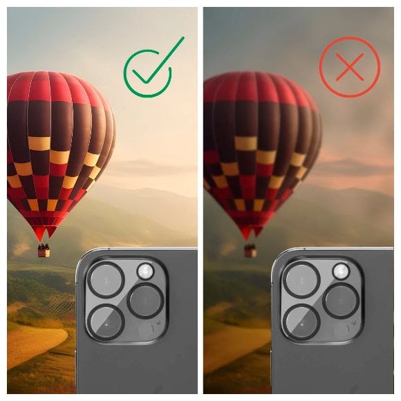 Kameraobjektivschutz gehärtetes Glas 9H für  Apple iPhone 14 Pro / 14 Pro Max Bruchfest, Schlagfest, Schlagfest, Kratzresistent, Splitterfrei, Schockresistent 222747 Cam Protect 