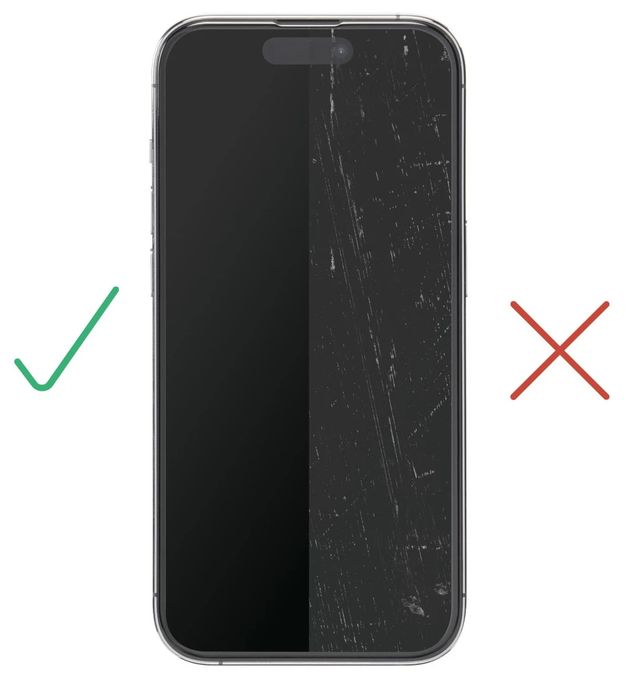 Klare Bildschirmschutzfolie Glas 9H für  Apple iPhone 16 Schlagfest, Schlagfest, Kratzresistent 222781 Clear Protect 