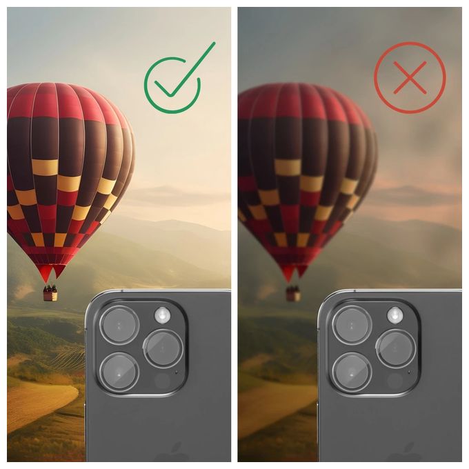 Kameraobjektivschutz gehärtetes Glas 9H für  Apple iPhone 16 / 16 Plus Tropfsicher, Schlagfest, Schlagfest, Kratzresistent, Splitterfrei 222795 Lens Protect 