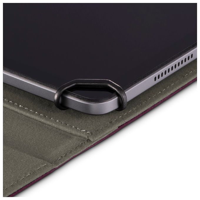 Folio aus Kunststoff für Jede Marke bis 27,9 cm (11") Kratzresistent mit Elastikband (Bordeaux) 227072 Velvet 