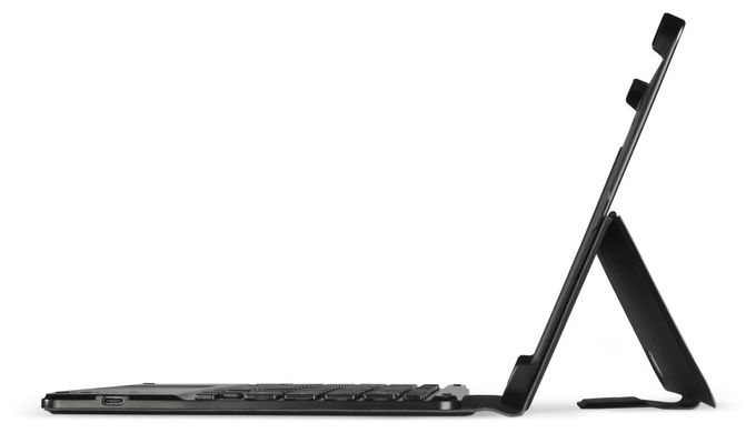 Folio aus Kunststoff für Apple iPad Air 13 bis 33 cm (13") Schmutzabweisend, Staubresistent, Kratzresistent mit Magnetverschluss (Schwarz) 231013 Premium 