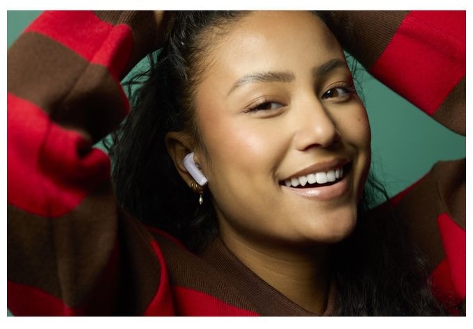In-Ear Bluetooth Kopfhörer Kabellos TWS IPX4 USB Typ-C  232958 Twins Fuse 2 (Lila) 