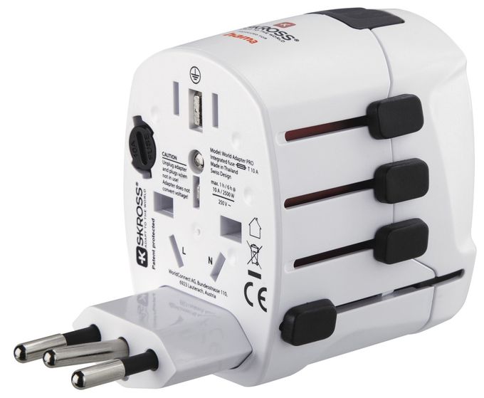 World Travel Pro Reiseadapter für bis zu 150 Länder 