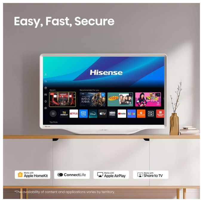 LED 109,2 cm (43 Zoll) Fernseher 4K Ultra HD  43S5DQ (Weiß) 