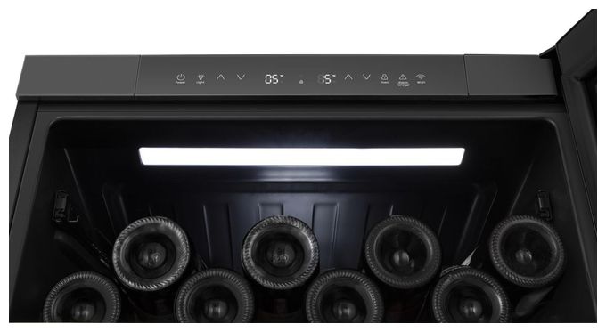 Freistehend weinkeller, Schwarz, 128 l 