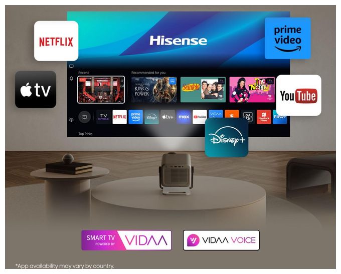 UHD 4K (3840x2160)  M2 Pro Smart Mini Projektor (Grau) 