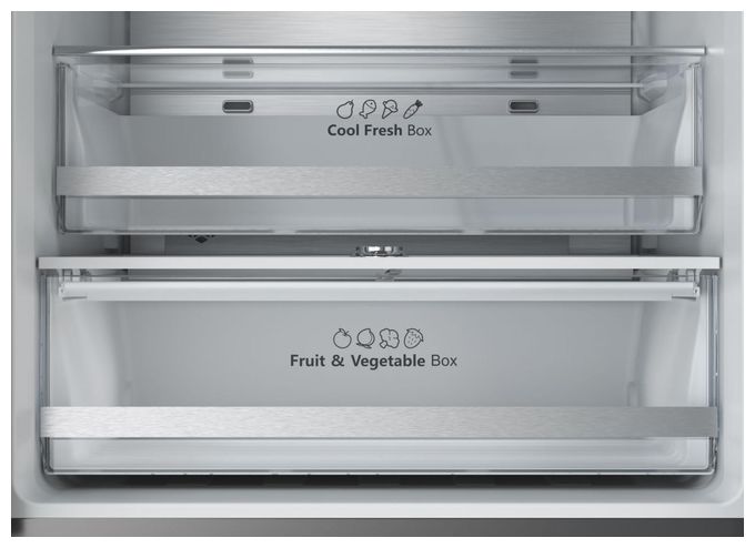 Side-by-Side Kühl-/ Gefrierkombination French Door 336 l / 149 l 189 kWh NoFrost 2013 mm x 704 mm  RF632N4AFC1 (Schwarz) 