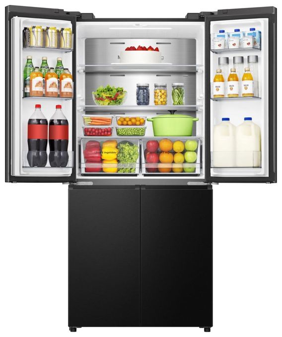 Side-by-Side Kühl-/ Gefrierkombination 304 l / 87 l 235 kWh NoFrost 1785 mm x 794 mm  RQ5P470SAFD (Schwarz) 