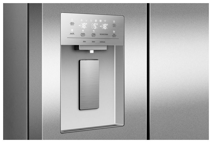 Side-by-Side Kühl-/ Gefrierkombination 304 l / 87 l 235 kWh NoFrost 1785 mm x 794 mm  RQ5P470SYID (Grau, Edelstahl) 