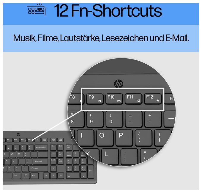 Universal Tastatur USB  150 (Schwarz) 