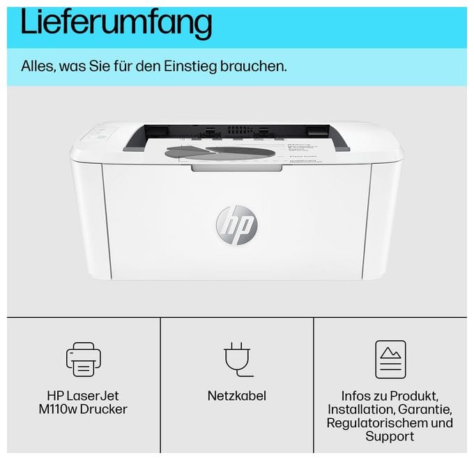 A4 Laser Drucker 600 x 600 DPI 20 Seiten pro Minute LaserJet M110w 