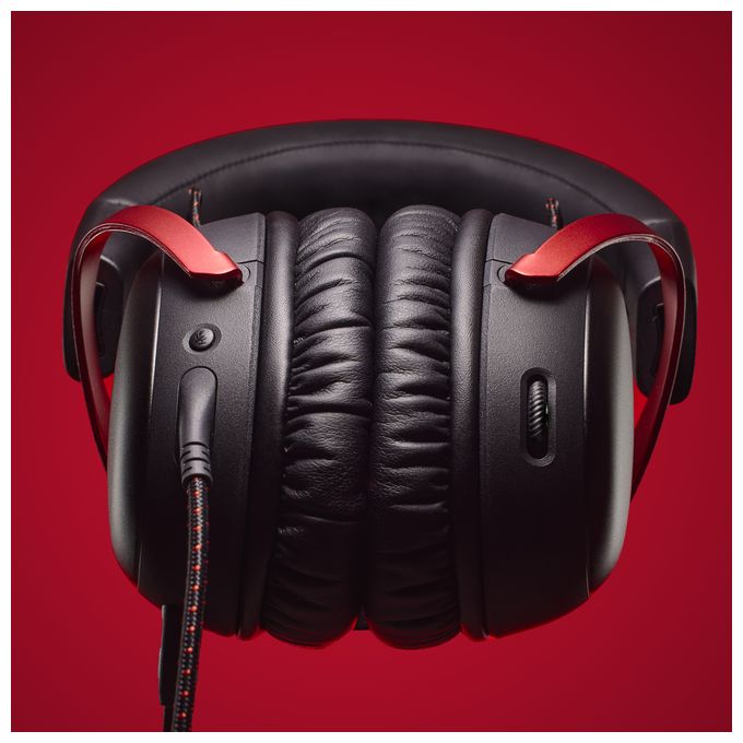 Over-Ear Gaming Kopfhörer kabelgebunden USB Typ-C  Cloud III Gaming (Schwarz/Rot) 