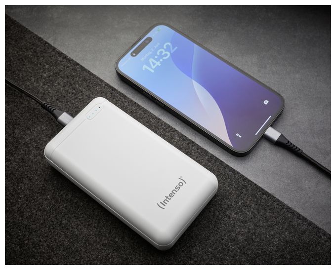 20000 mAh Powerbank Micro-USB + USB Type-C  XS (Weiß) 