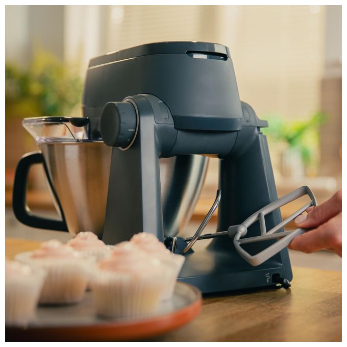 1000 W Küchenmaschine 4,3 l  KHC30.070GY Multi Tasker (Edelstahl, Grau) 