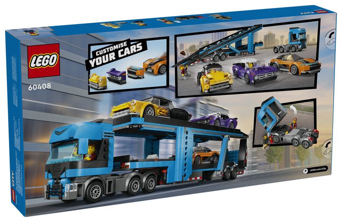Autotransporter mit Sportwagen 
