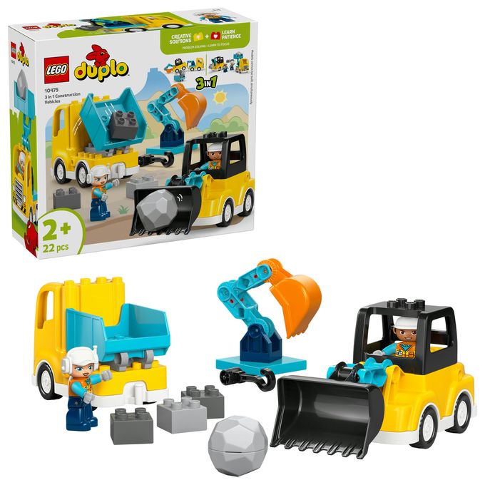 Baufahrzeuge – 3-in-1-Set 