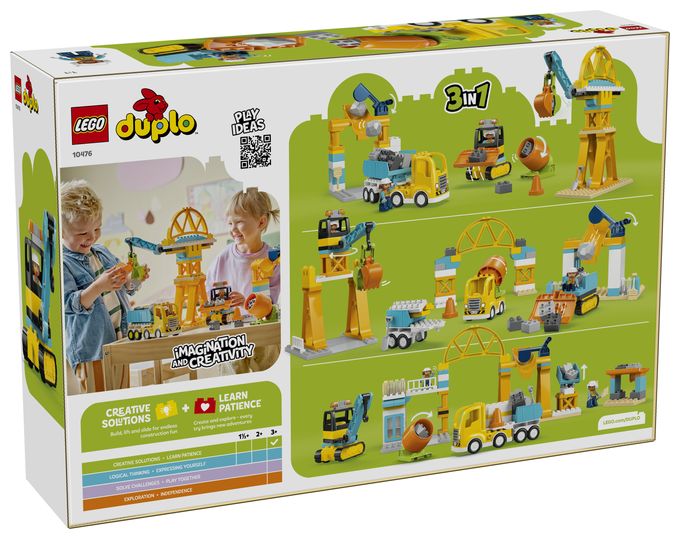 Baustelle mit Baufahrzeugen – 3-in-1-Set 