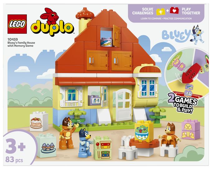 Blueys Familienhaus mit Memory-Spiel 