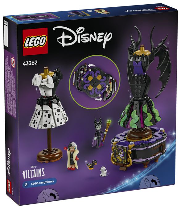 Die Kleider von Malefiz und Cruella De Vil 