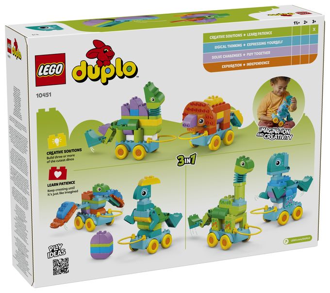 Dinos auf Rädern 3-in-1-Set 