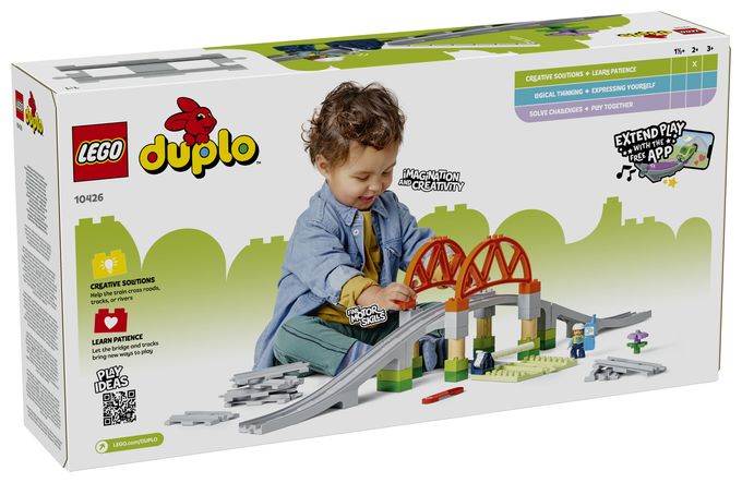 Eisenbahnbrücke und Schienen – Erweiterungsset 